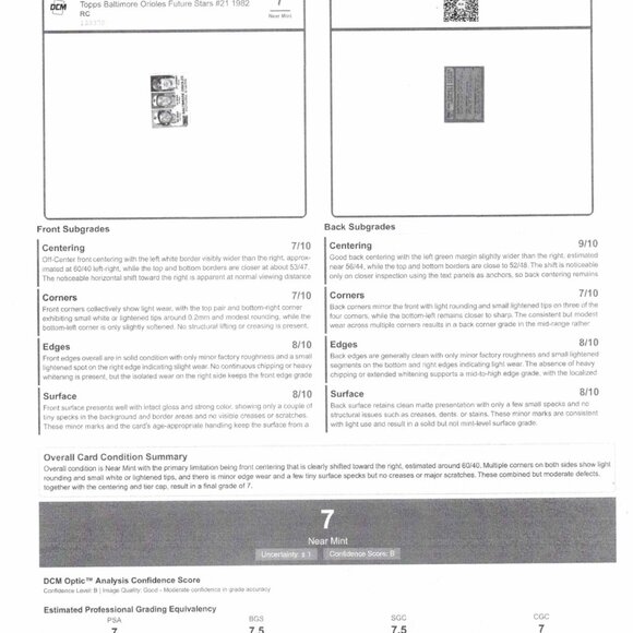 Cal Ripken ROOKIE CARD!!!!!!!!!!!!!!! - Picture 3 of 3